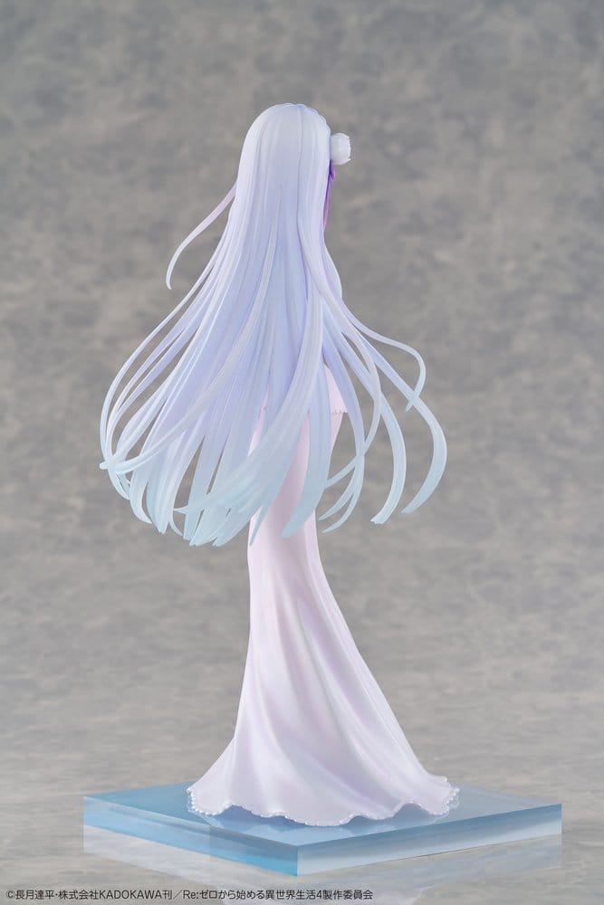 Re:ZERO -Starting Life in Another World- PVC Figur 1/7 Emilia Wedding dress Ver. 24 cm