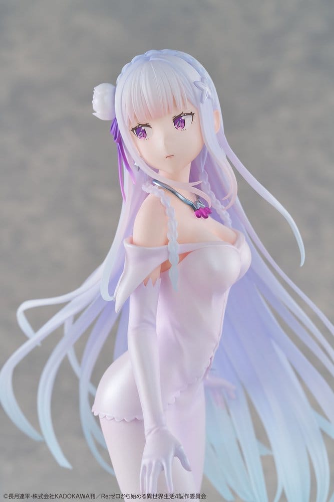 Re:ZERO -Starting Life in Another World- PVC Figur 1/7 Emilia Wedding dress Ver. 24 cm