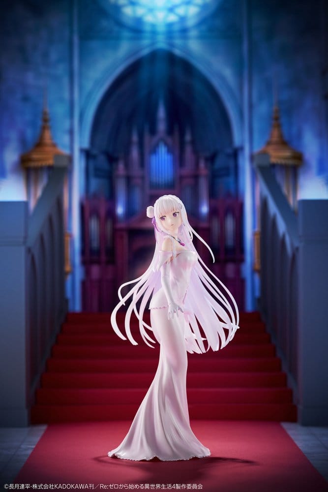 Re:ZERO -Starting Life in Another World- PVC Figur 1/7 Emilia Wedding dress Ver. 24 cm