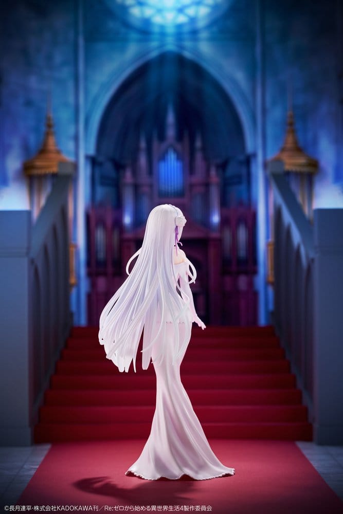 Re:ZERO -Starting Life in Another World- PVC Figur 1/7 Emilia Wedding dress Ver. 24 cm