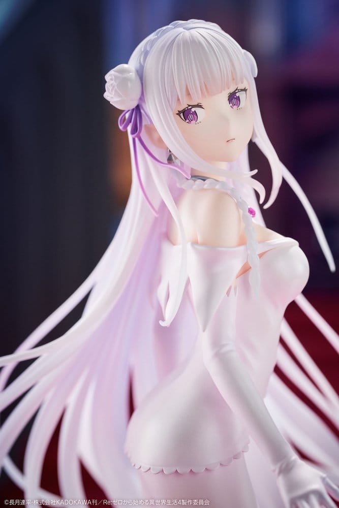 Re:ZERO -Starting Life in Another World- PVC Figur 1/7 Emilia Wedding dress Ver. 24 cm