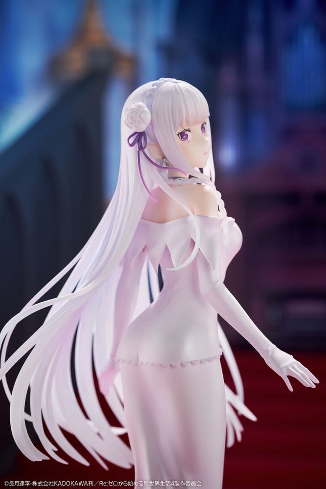 Re:ZERO -Starting Life in Another World- PVC Figur 1/7 Emilia Wedding dress Ver. 24 cm