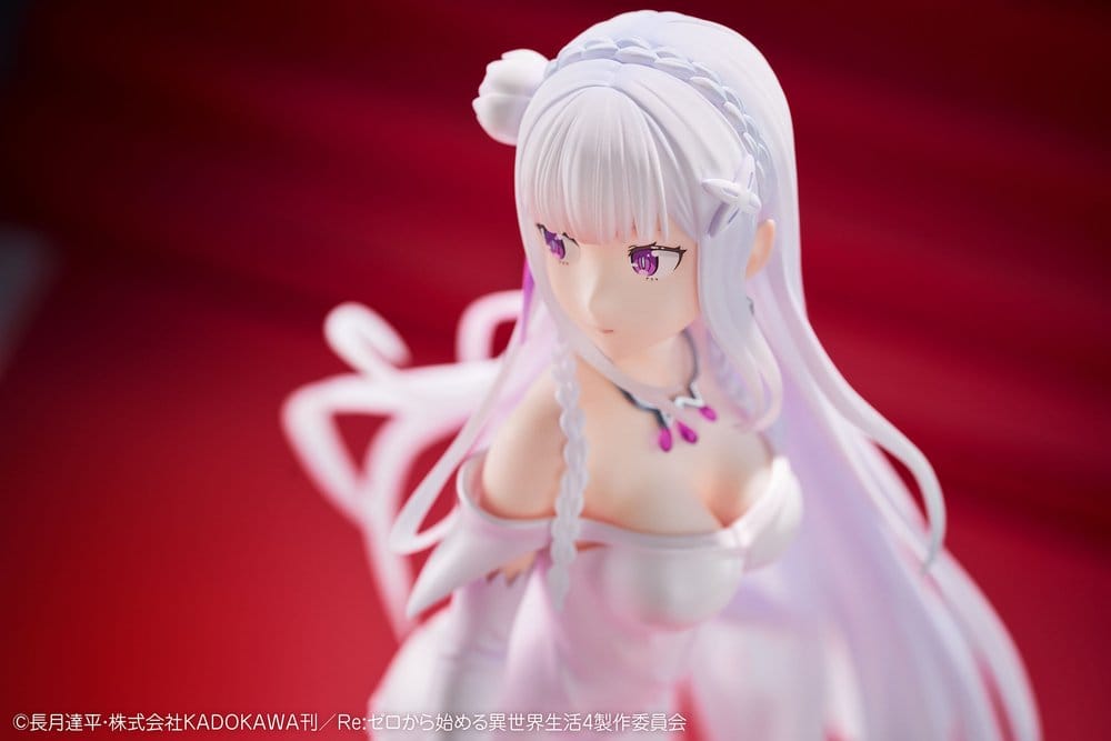 Re:ZERO -Starting Life in Another World- PVC Figur 1/7 Emilia Wedding dress Ver. 24 cm