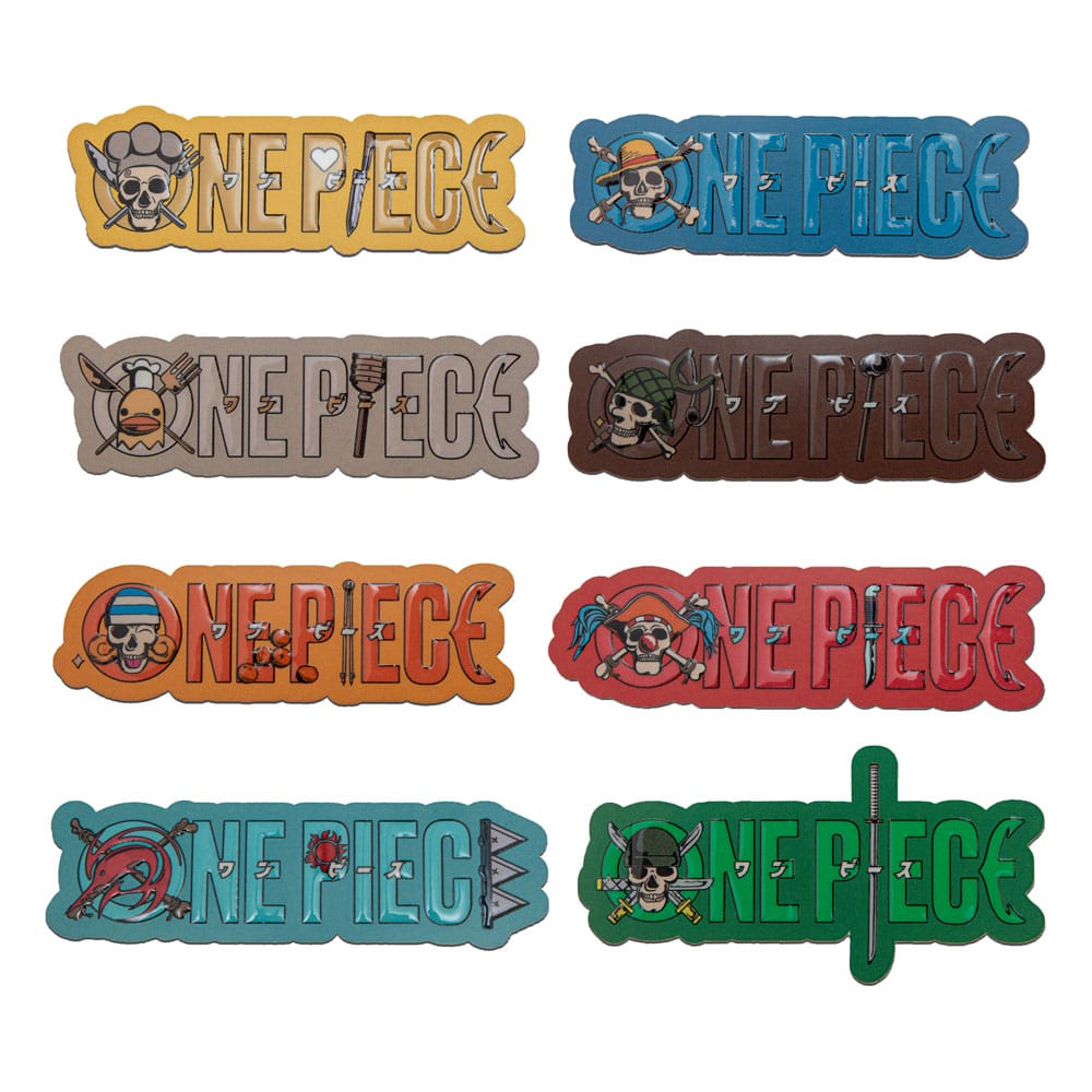 One Piece Magnet 8er-Pack Title Sequence