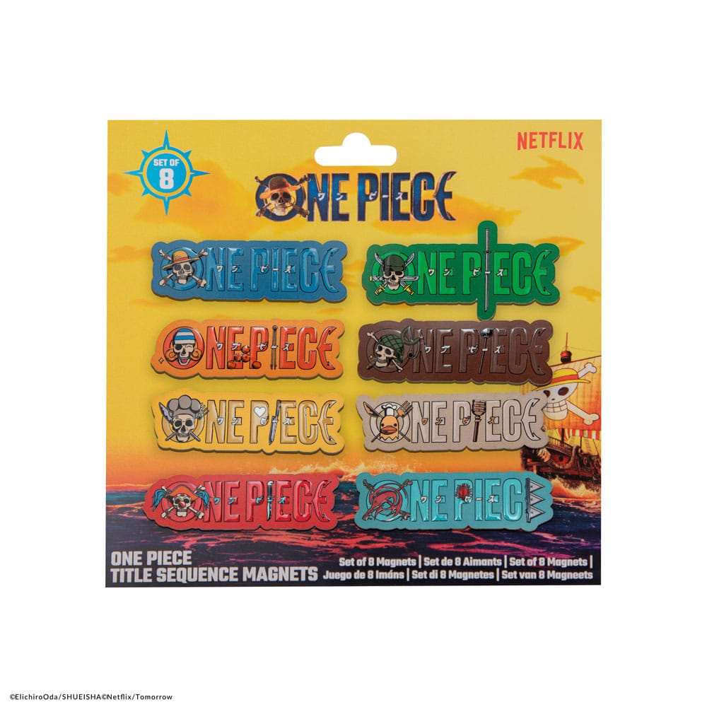 One Piece Magnet 8er-Pack Title Sequence
