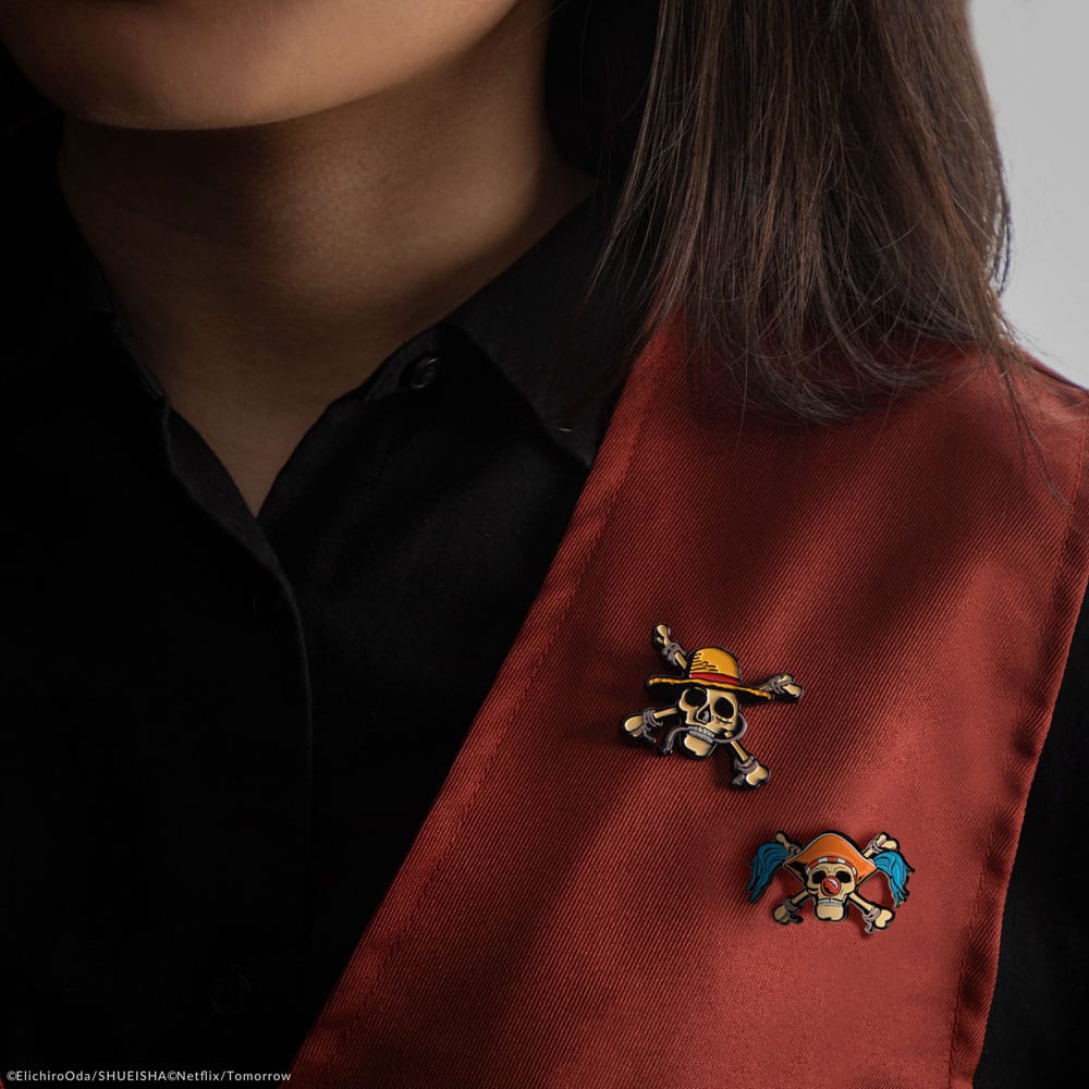One Piece Ansteck-Pins 2er-Pack Luffy & Buggy
