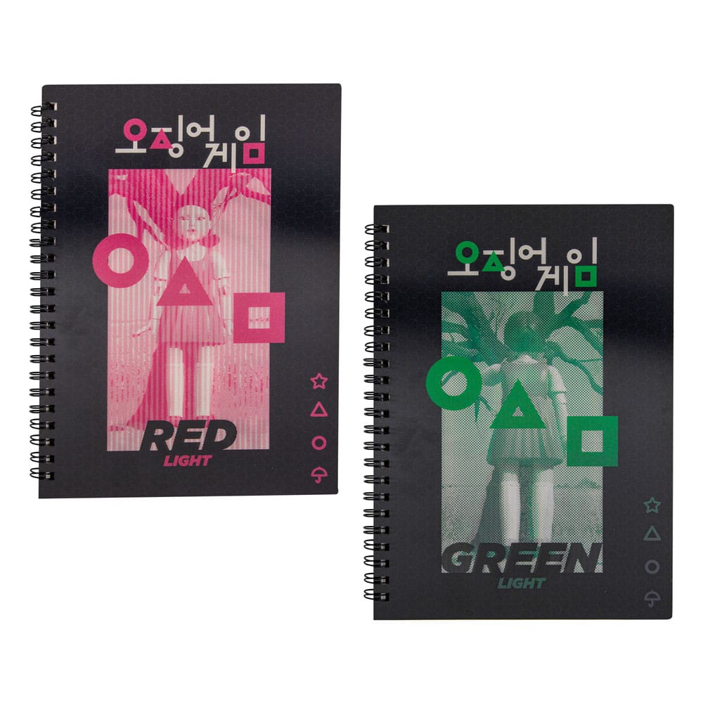 Squid Game Notizbuch Red light, green light 