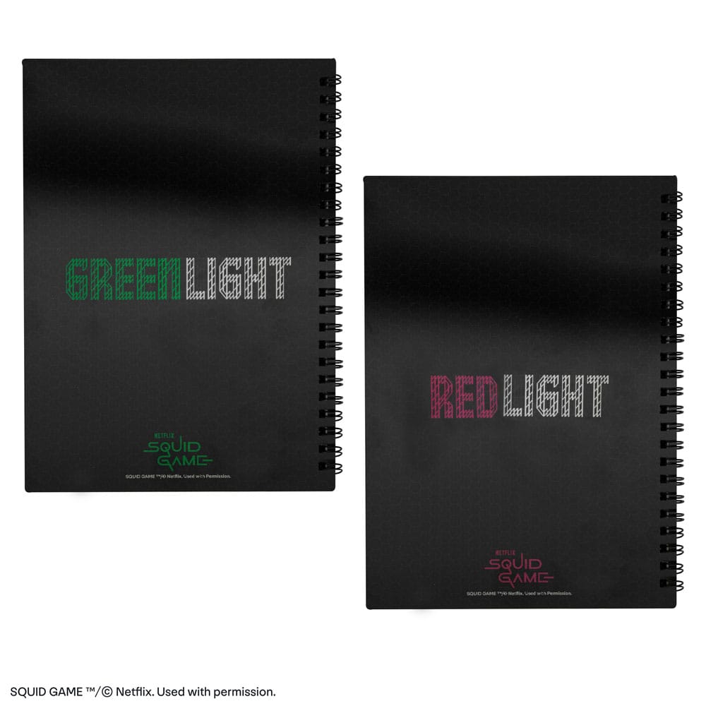 Squid Game Notizbuch Red light, green light 