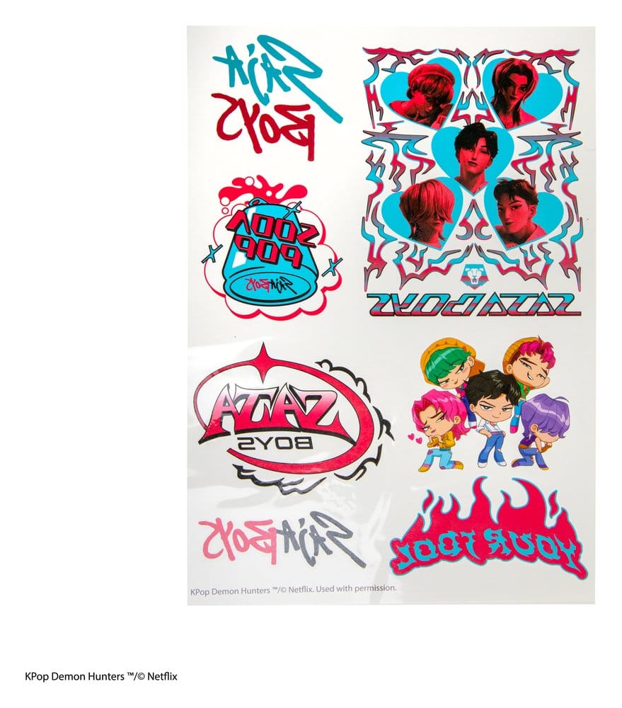 KPop Demon Hunters Tattoo-Sticker KPop Demon Hunters