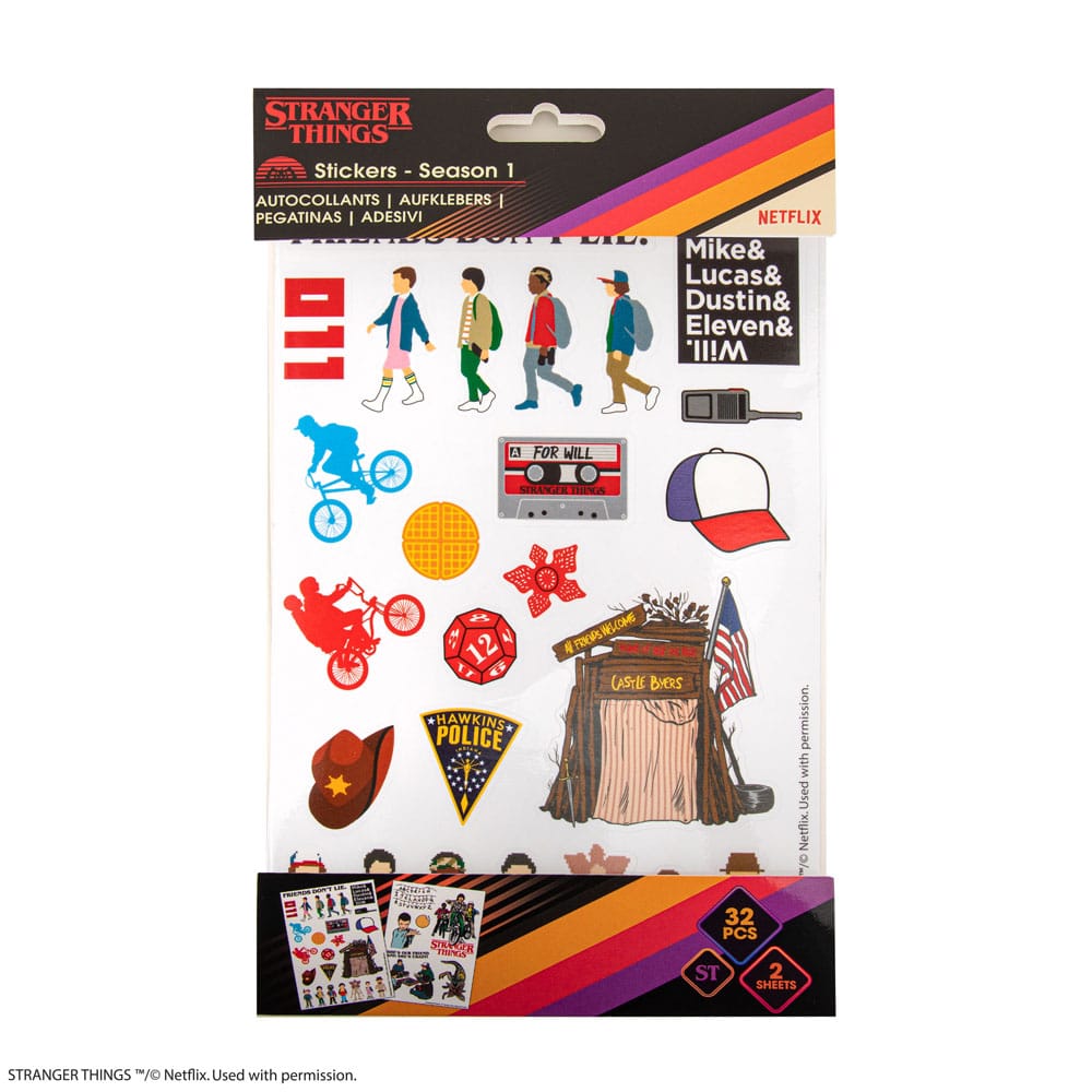 Stranger Things Sticker Pack Season 1 