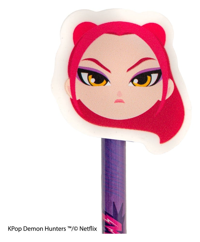 KPop Demon Hunters Bleistift & Radiergummi Serie 1 Display (30)