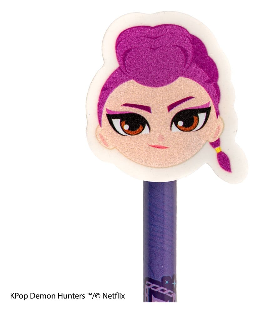 KPop Demon Hunters Bleistift & Radiergummi Serie 1 Display (30)