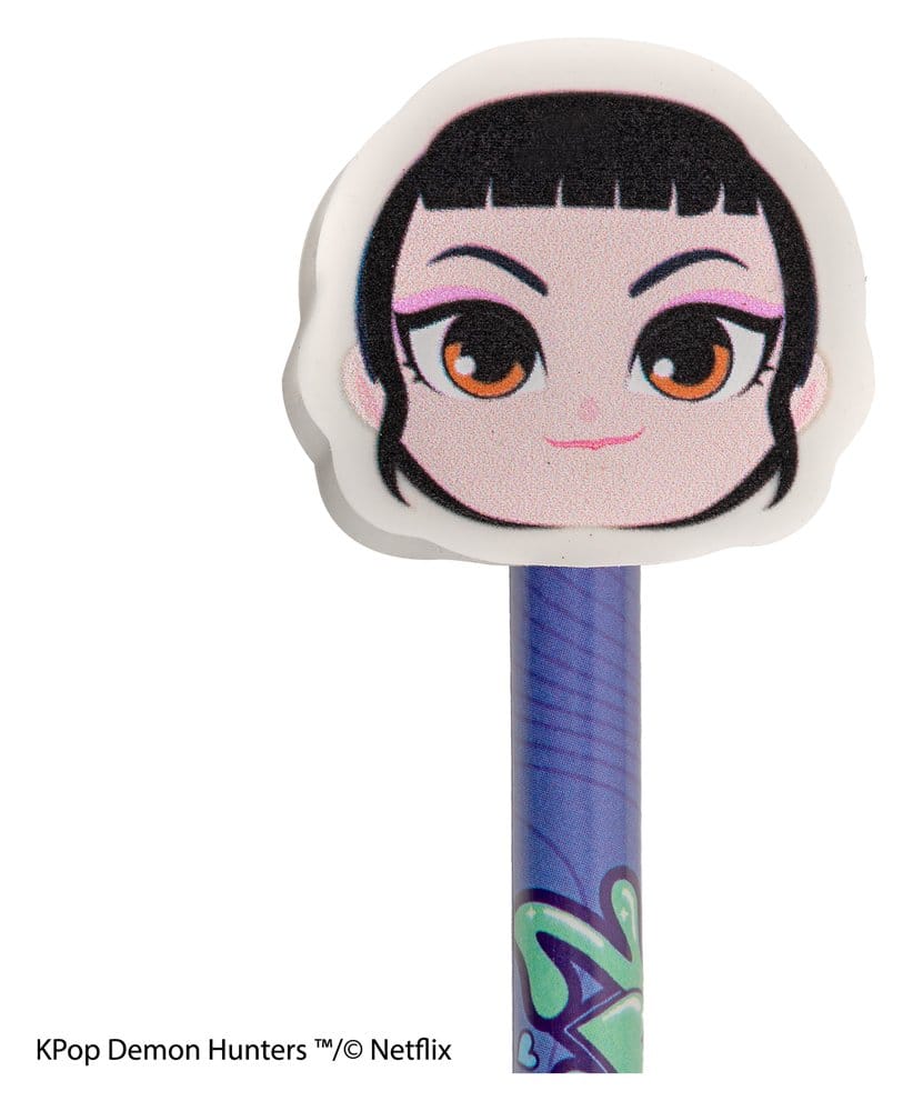 KPop Demon Hunters Bleistift & Radiergummi Serie 1 Display (30)