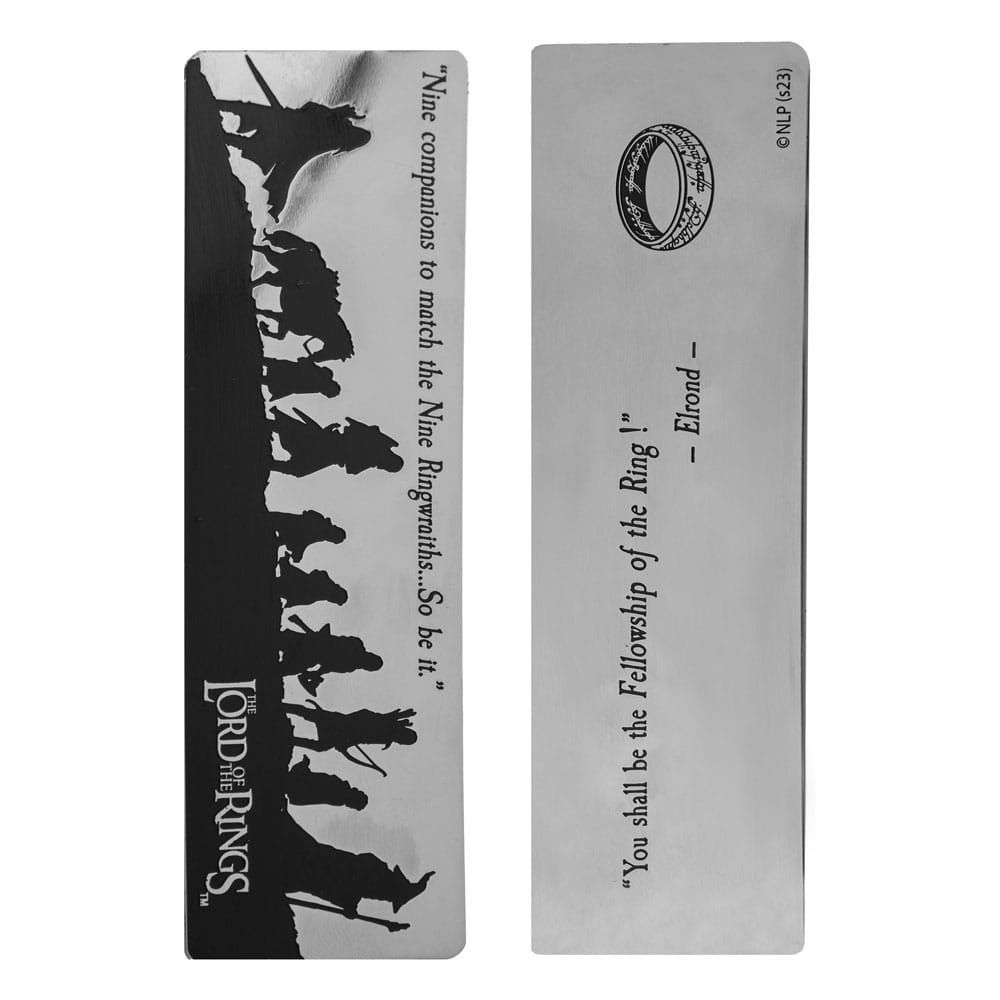Herr der Ringe Lesezeichen Fellowship of the Ring 14 x 4 cm