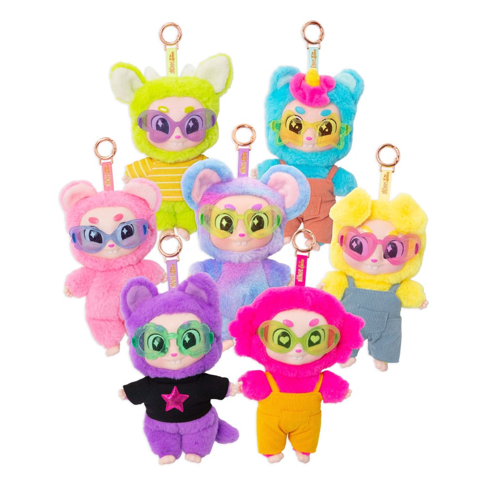Nunos Lil' Monsters Blind Box Plüschfiguren Supermarkt-Abenteuer 10 cm Display (6)             