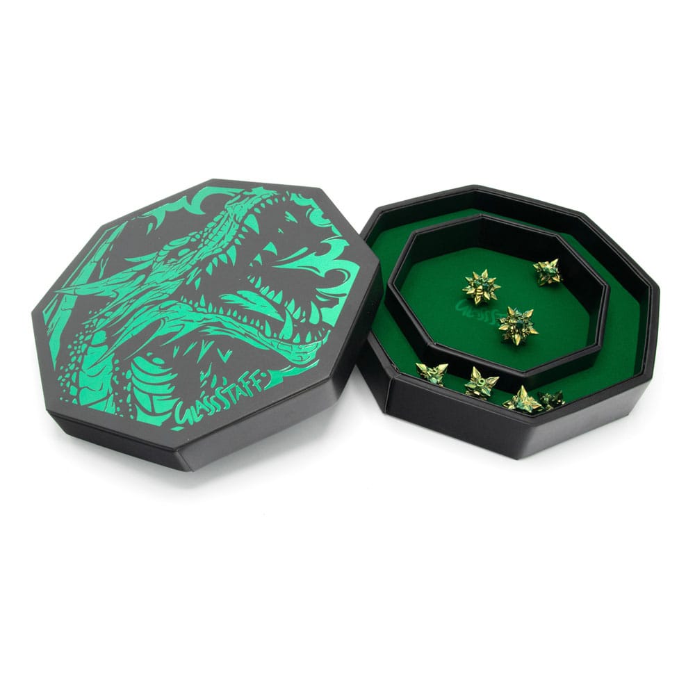 CritStones Arena Würfelteller Green Dragon 