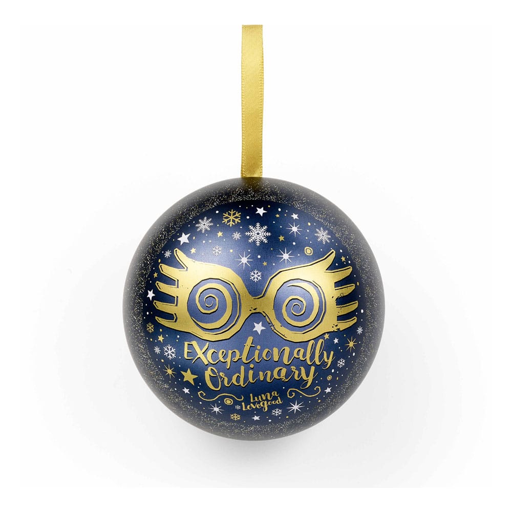 Harry Potter Christbaumschmuck mit Halskette Luna Lovegood Glasses 