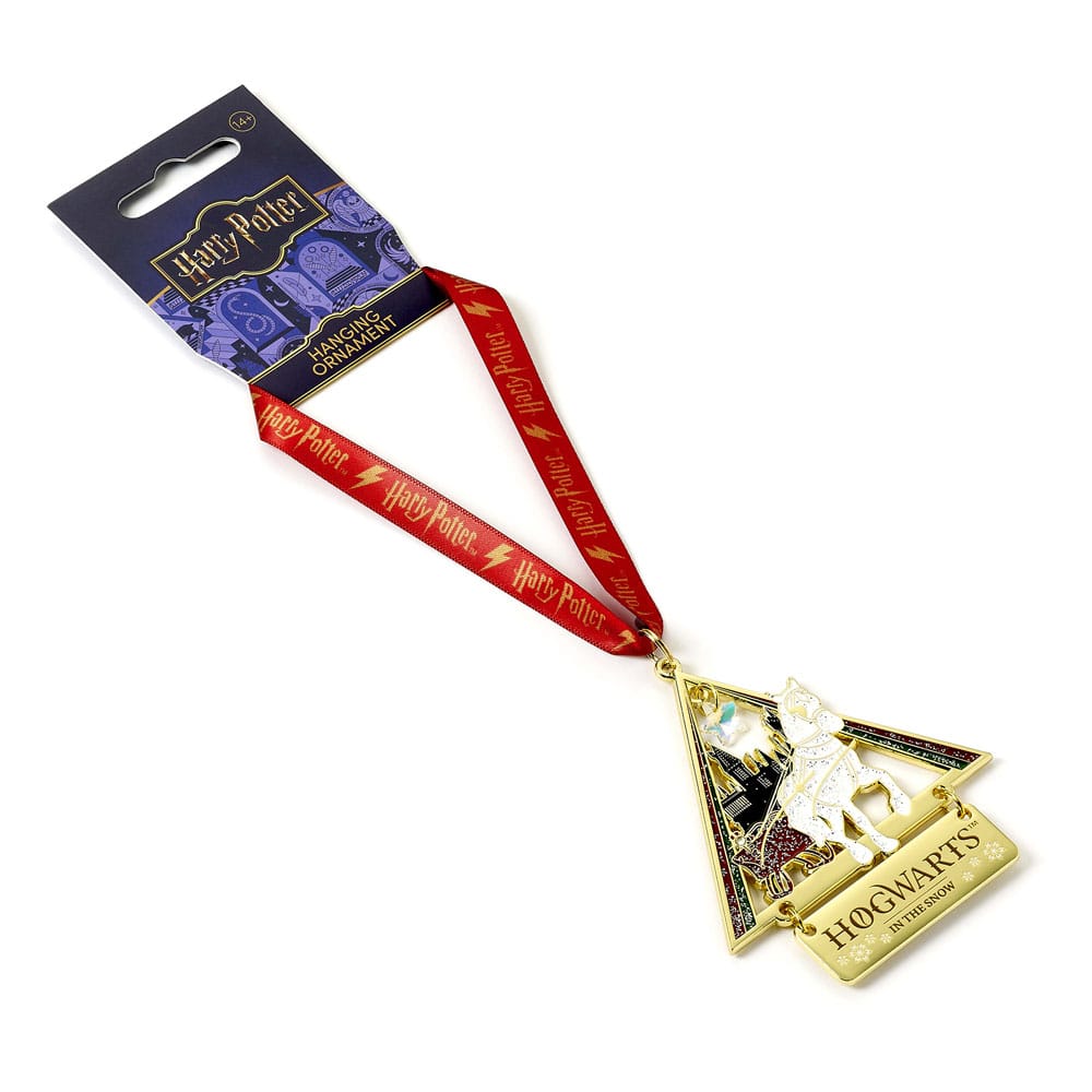 Harry Potter Christbaumschmuck Hogwarts in the Snow (Goldfarben)