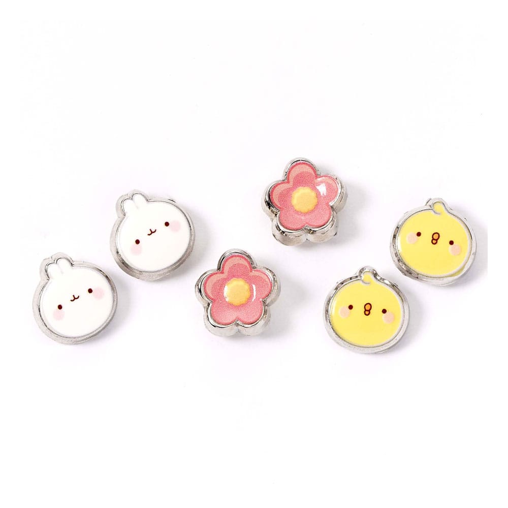 Molang Stud Ohrringe 3er-Pack Molang and Piu Piu 