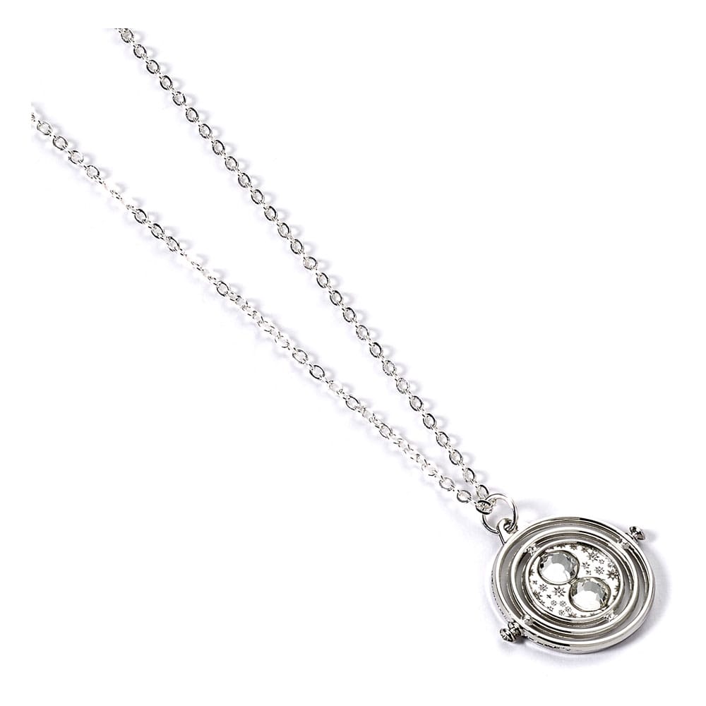 Harry Potter Halskette Time Turner Anhänger (Silberfarben)