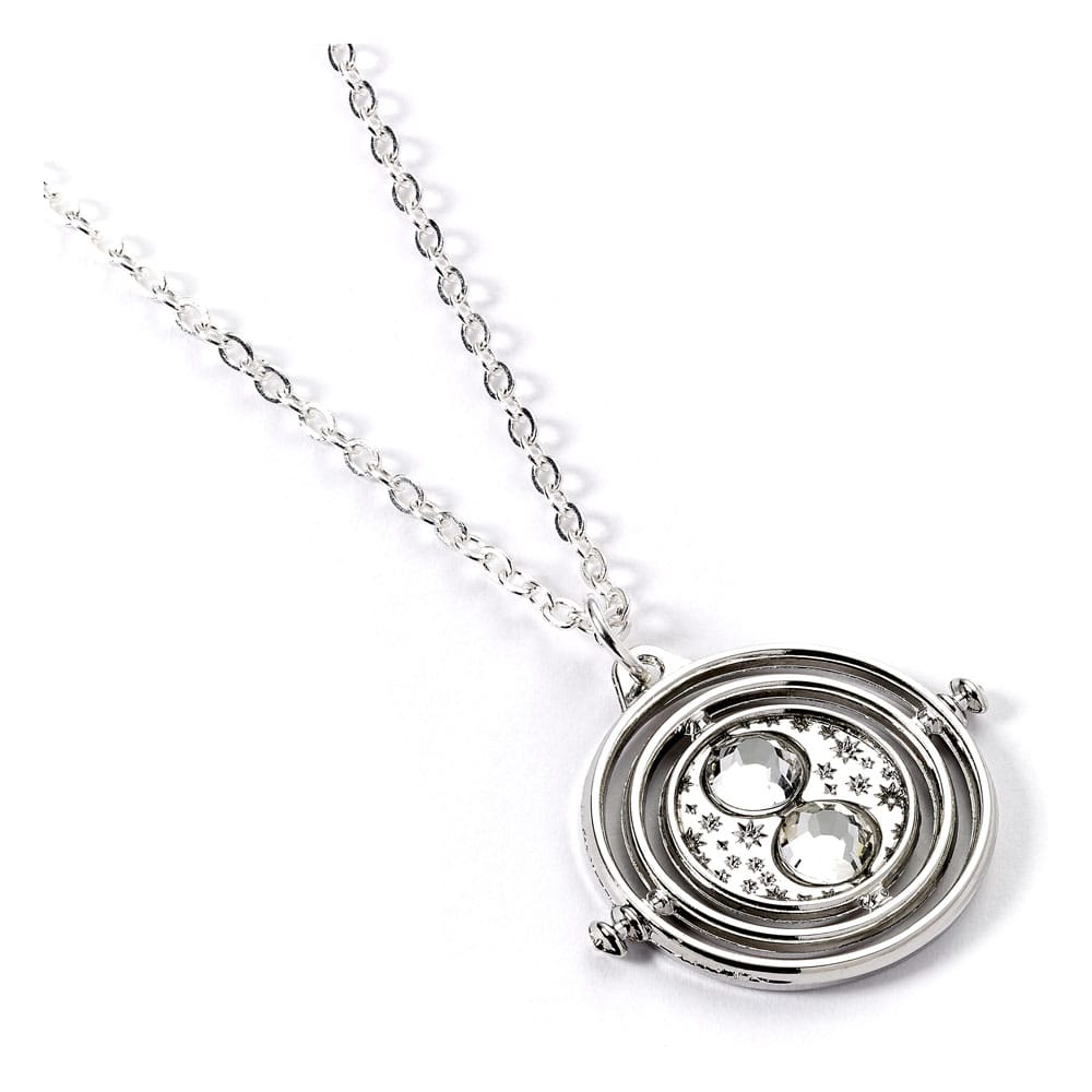 Harry Potter Halskette Time Turner Anhänger (Silberfarben)