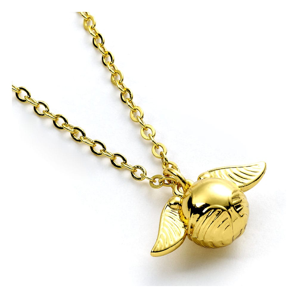 Harry Potter Halskette Golden Snitch Anhänger (Goldfarben)