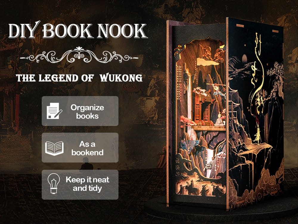 Book Nook The Legend of Wukong 22 x 8 cm   