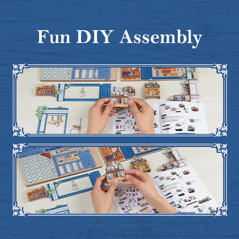 Book Nook Literature Bookstore 17 x 12 cm    