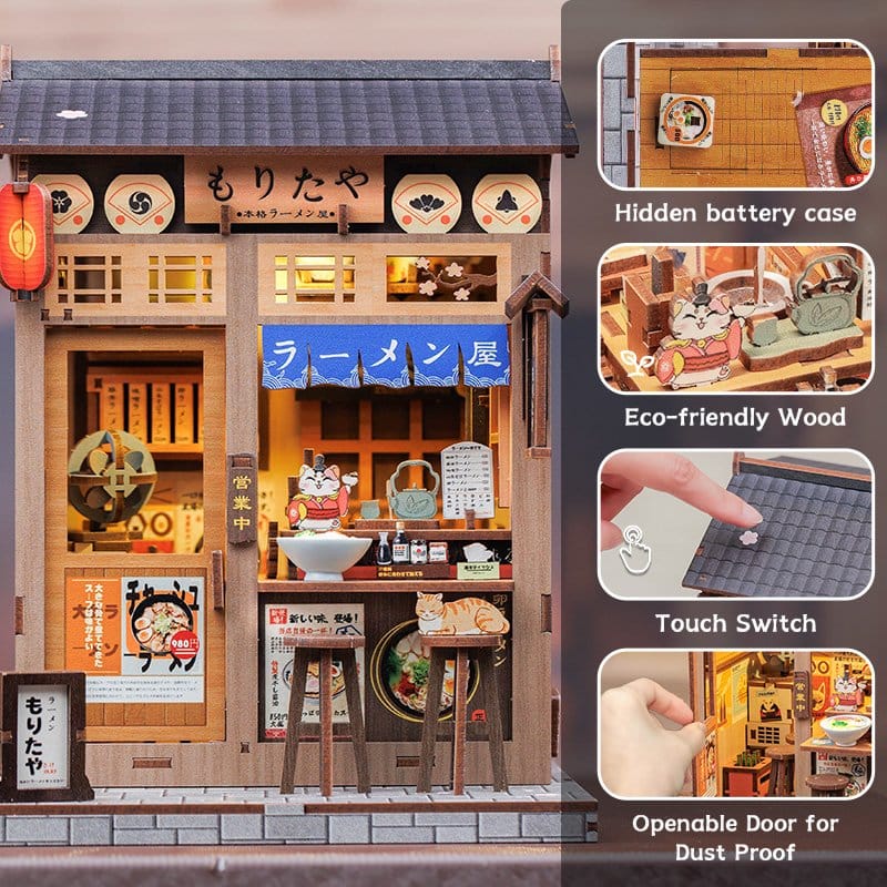 Miniature House Model Kit Morita-Ya 21 x 16 cm  