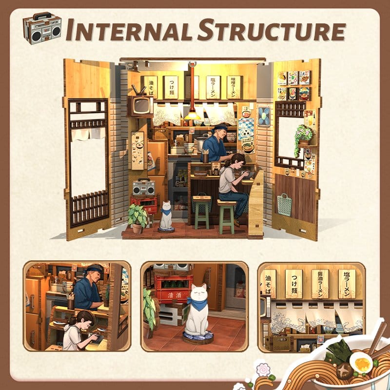 Miniature House Model Kit Oishii Kyoto 22 x 13 cm  