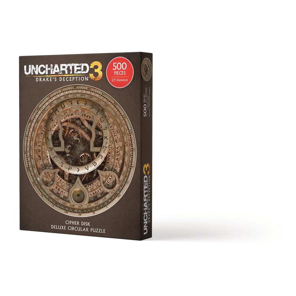Uncharted Puzzle Cipher Disk Circular Deluxe (500 Teile)   