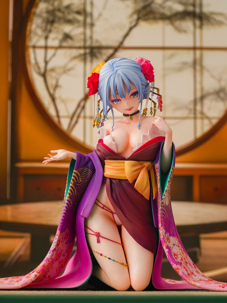 Original Character Statue 1/7 Shujuu Ecstasy Shion Oiran Ver. 15 cm