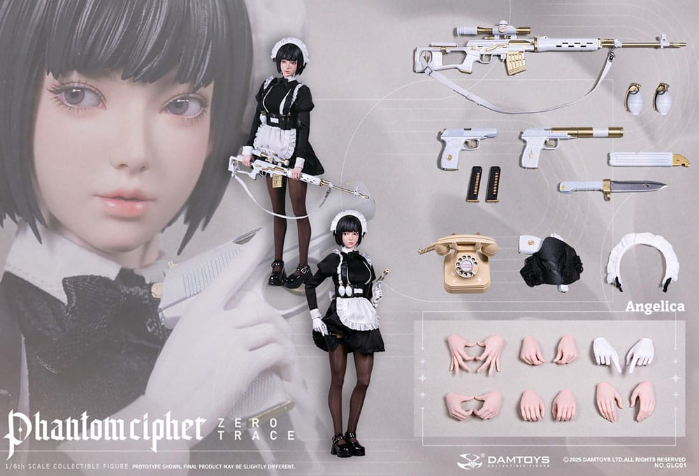 Phantom Cipher: Zero Trace Actionfigur 1/6 Angelica 30 cm