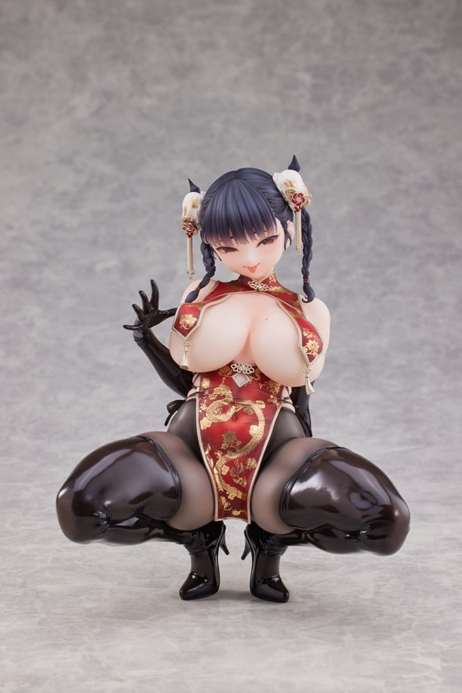 Original Character Statue 1/6 Dragon Chinese Dress Sugata no Ane no Tomodachi Illustrated by Daiki Kase 17 cm 