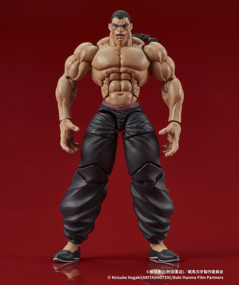 Baki Hanma Digaction Actionfigur Retsu Kaioh 7 cm      