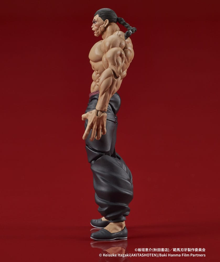 Baki Hanma Digaction Actionfigur Retsu Kaioh 7 cm      