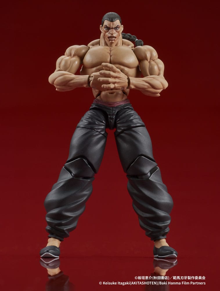 Baki Hanma Digaction Actionfigur Retsu Kaioh 7 cm      