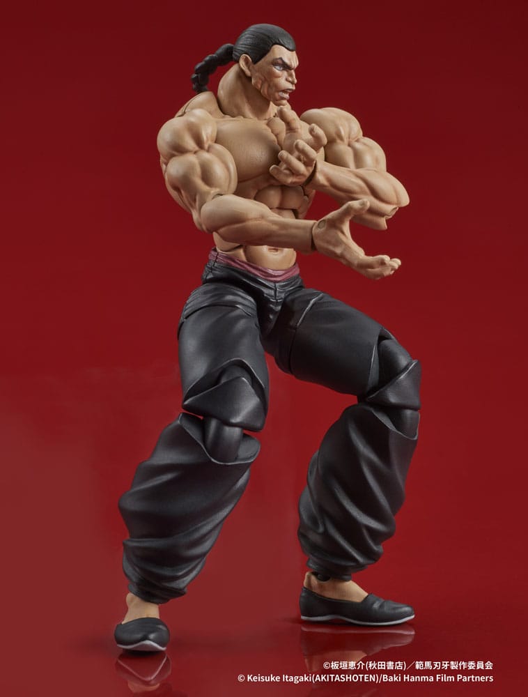 Baki Hanma Digaction Actionfigur Retsu Kaioh 7 cm      