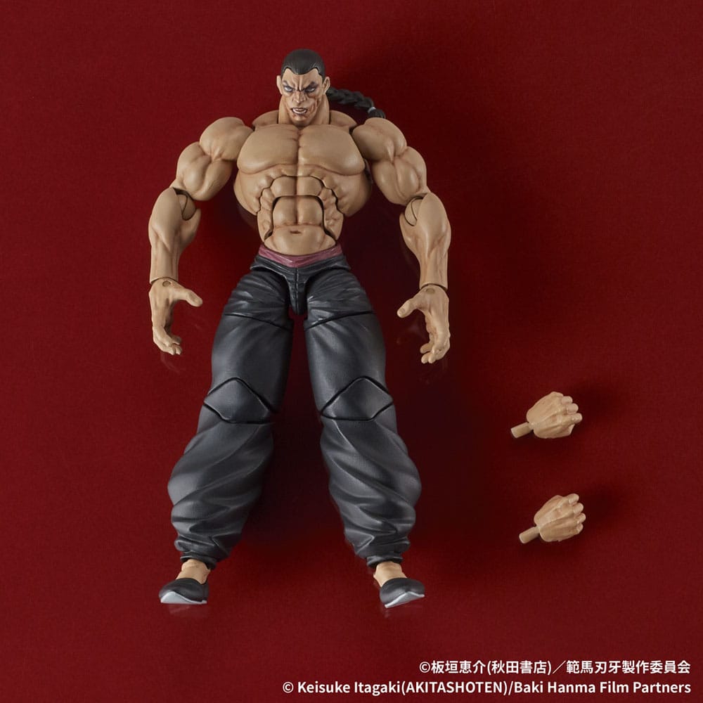 Baki Hanma Digaction Actionfigur Retsu Kaioh 7 cm      
