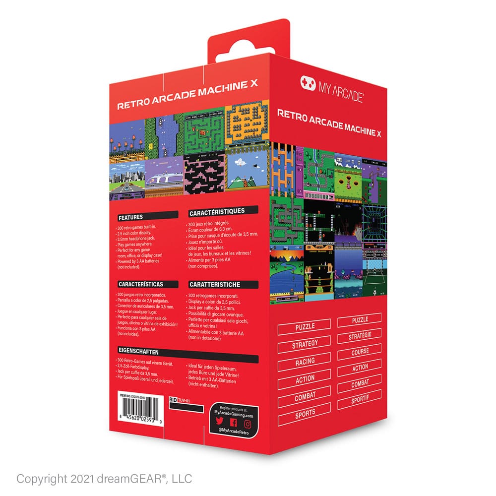 My Arcade tragbare Spielkonsole Retro Arcade Machine X 