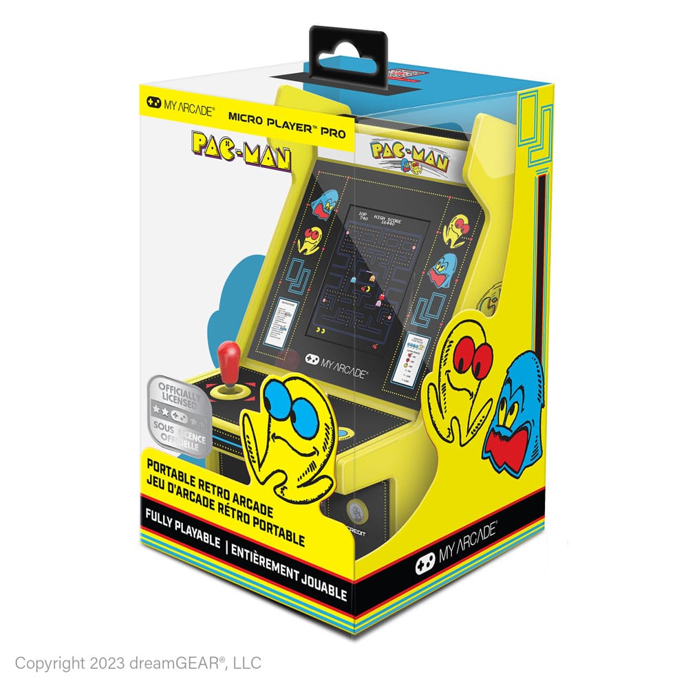 Pac-Man tragbare Spielkonsole Retro Arcade Micro Player Pro 