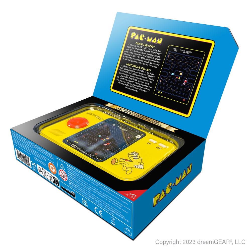 Pac-Man tragbare Spielkonsole Pocket Player Pro 