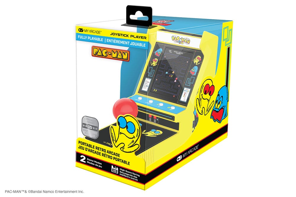 Pac-Man tragbare Spielkonsole Retro Arcade Joystick Player 