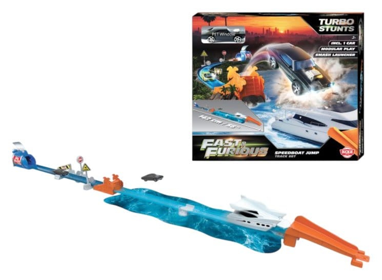 Fast & Furious Spielset Speedboat Jump 11 cm