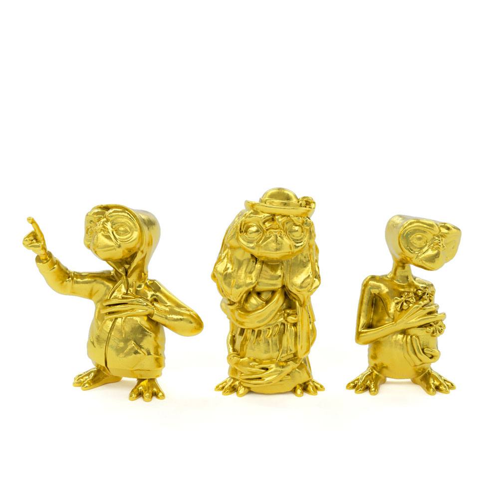 E.T. Der Außerirdische Collector's Set Minifiguren 3er-Pack Golden Edition 5 cm 