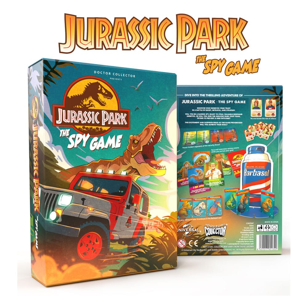 Jurassic Park Brettspiel The Spy Game *Englische Version*  