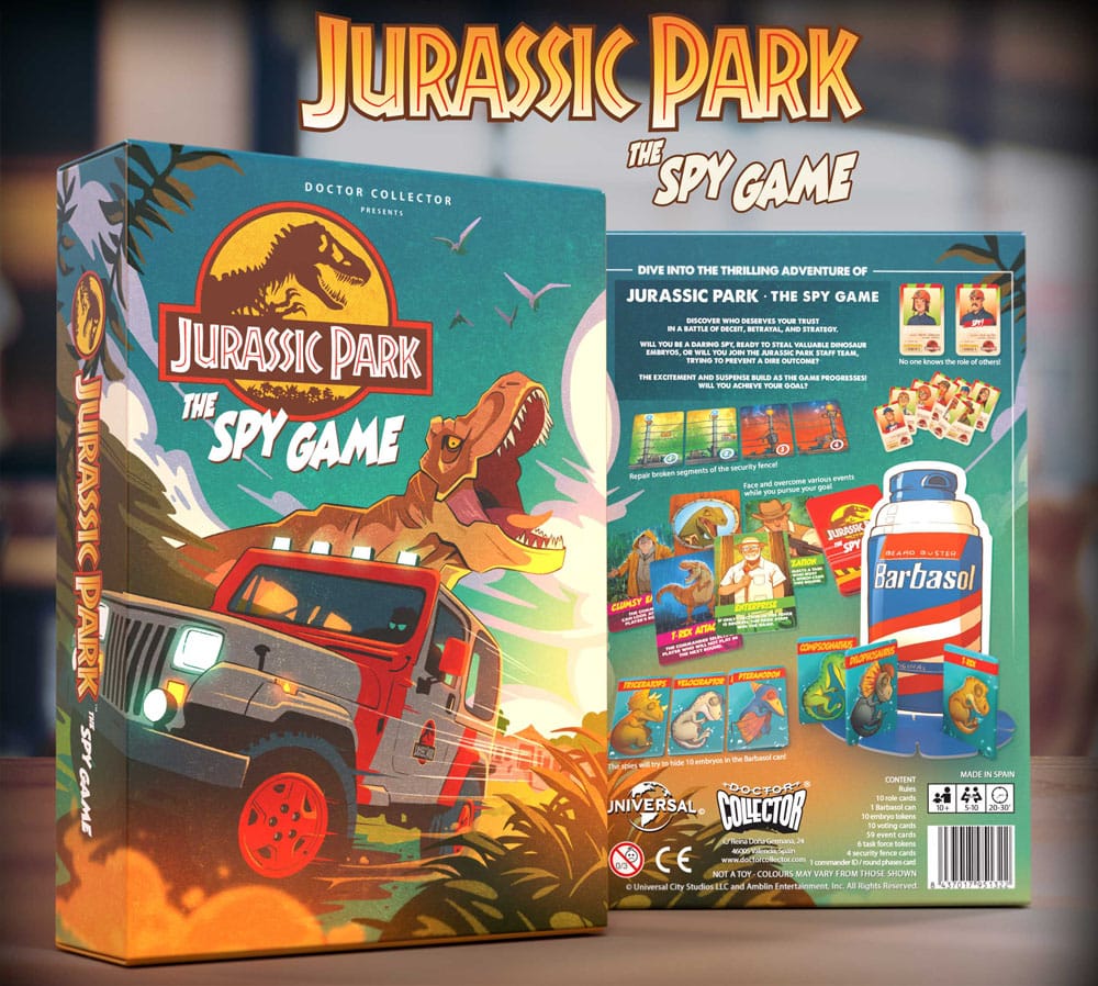 Jurassic Park Brettspiel The Spy Game *Englische Version*  