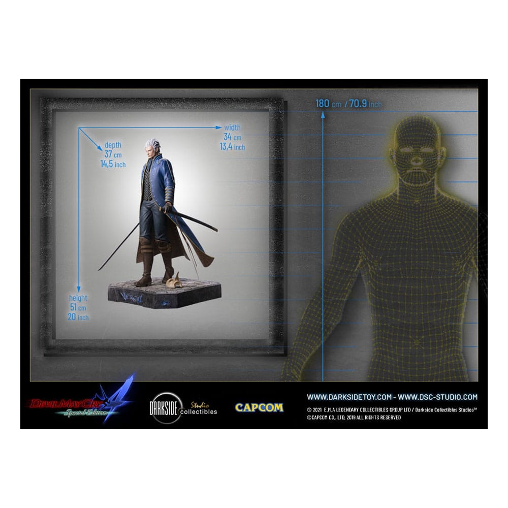 Devil May 4 Cry Premium Statue 1/4 Vergil 51 cm