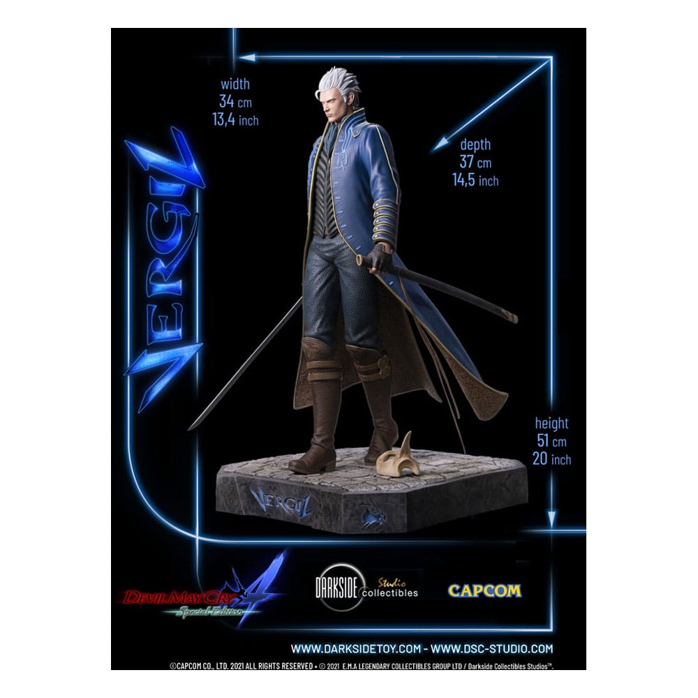 Devil May 4 Cry Premium Statue 1/4 Vergil 51 cm