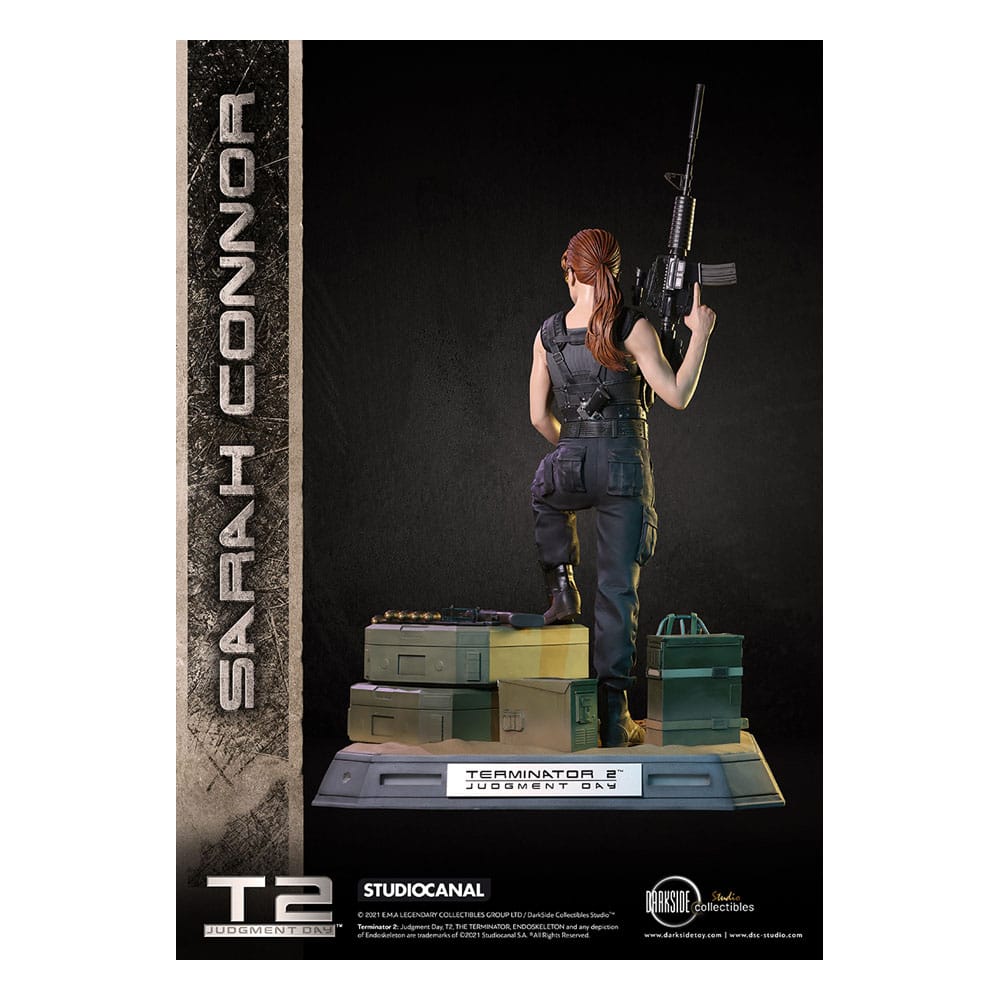 Terminator 2: Judgement Day 30th Anniversary Statue Sarah Connor 1/3 Exclusive 71 cm